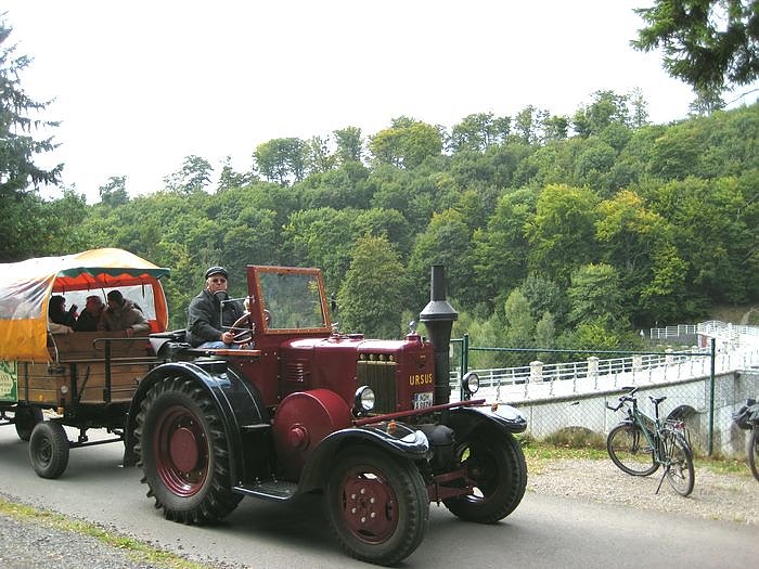 Ausfahrt mit Traktor
