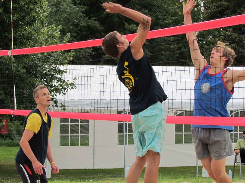Beachvolleyball am Kiesteich