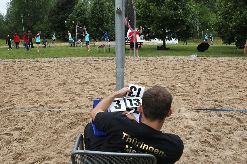 Beachvolleyball am Kiesteich