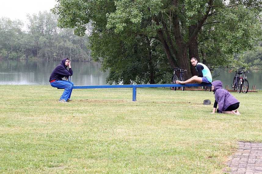 Beachvolleyball am Kiesteich