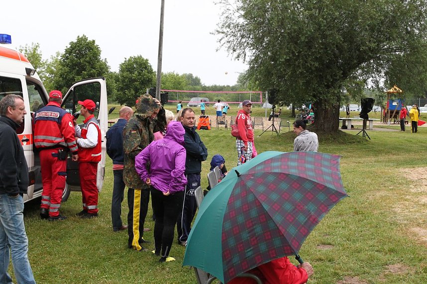 Beachvolleyball am Kiesteich