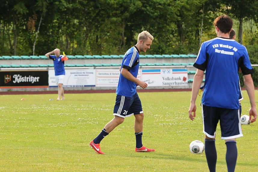 Trainingsauftakt bei Wacker