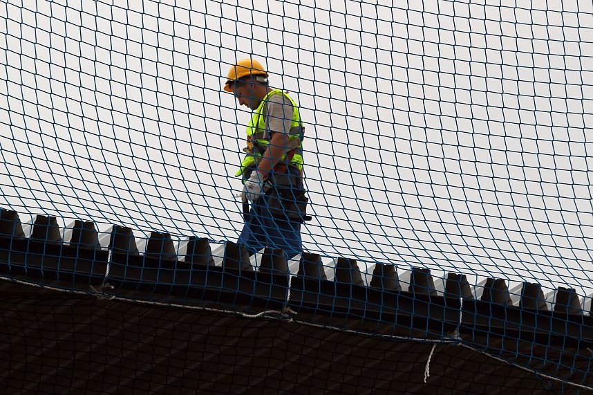 Baufortschritt an der Darre