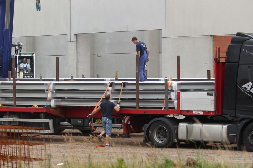 Baufortschritt an der Darre