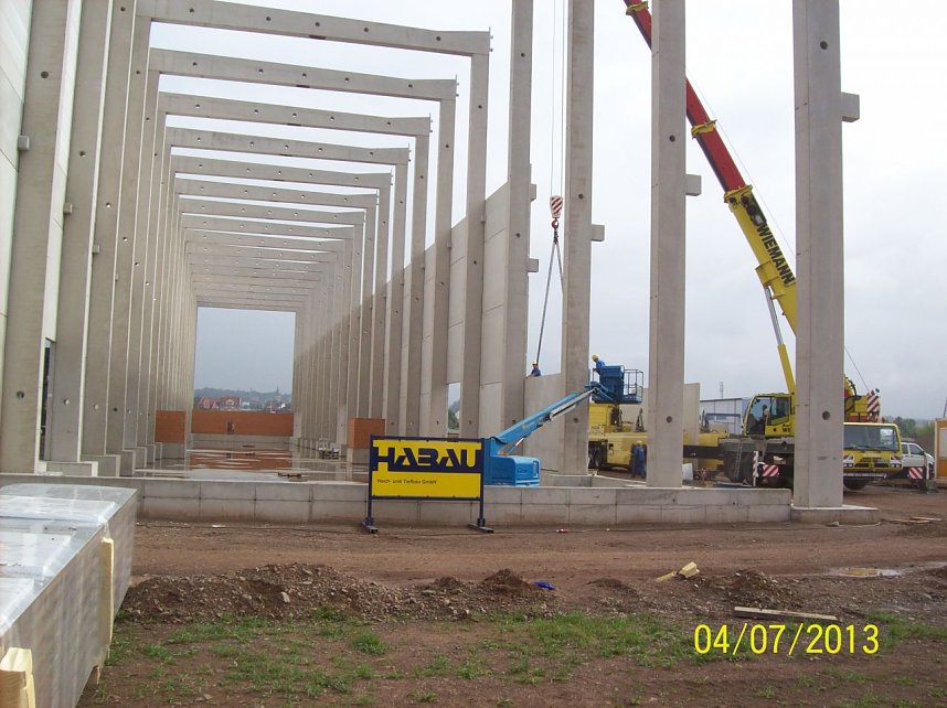 Bilder einer Baustelle