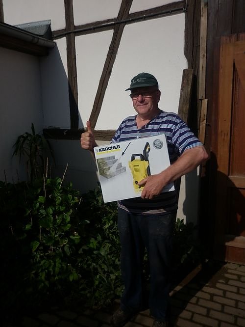 Neuer K&auml;rcher f&uuml;r Winfried Fleischer