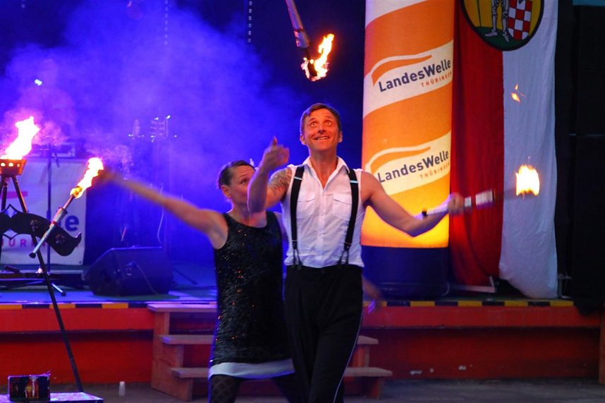 Auch am Samstag wurde gefeiert