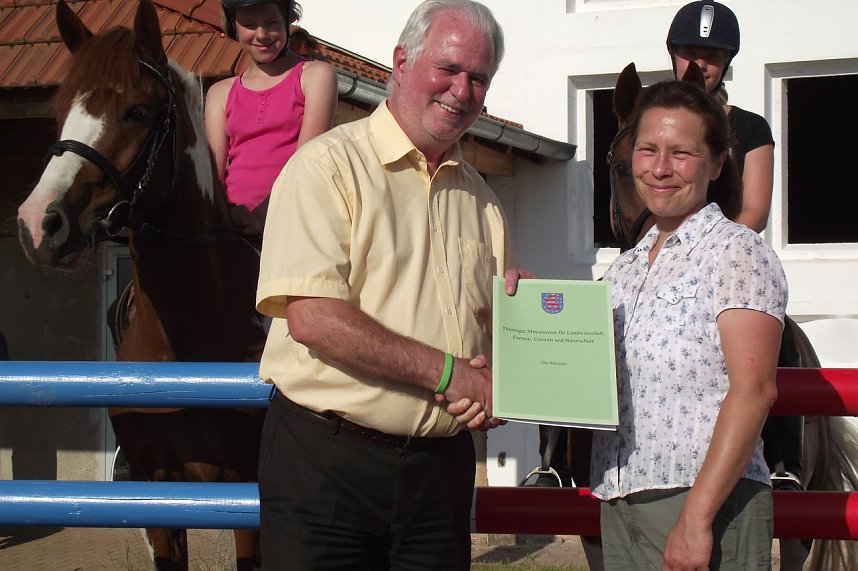 Besuch auf der Forst-Farm