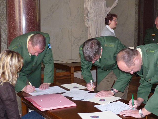 Bef&ouml;rderung bei der Polizei