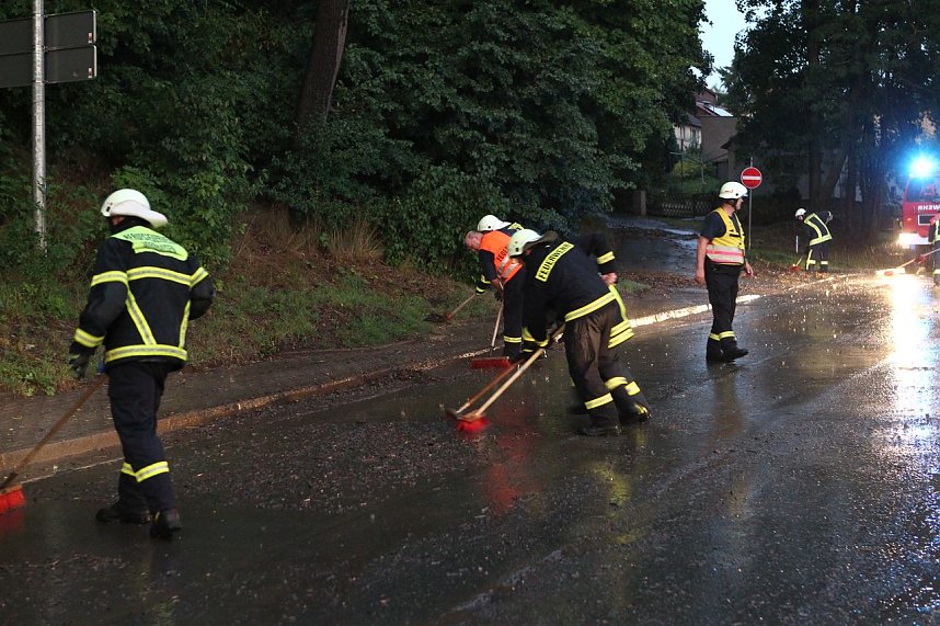 Unwetter in und um Nordhausen