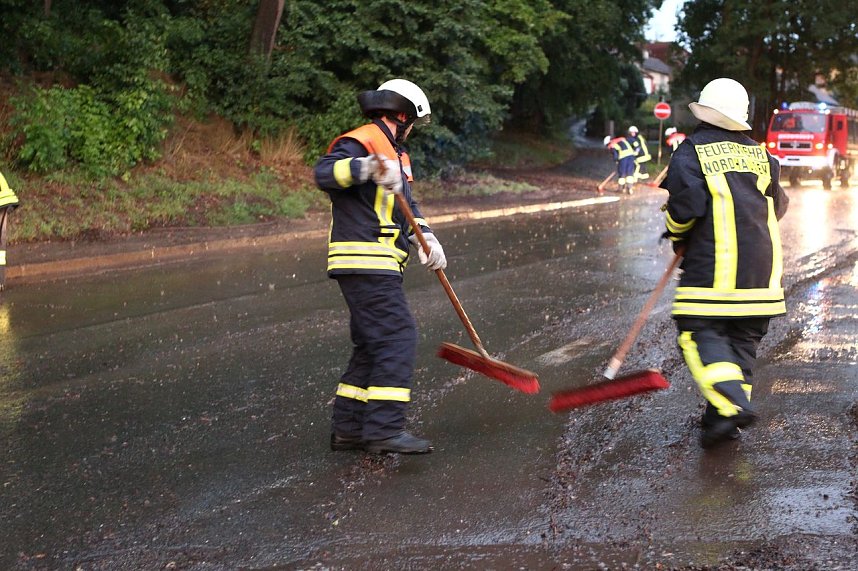 Unwetter in und um Nordhausen