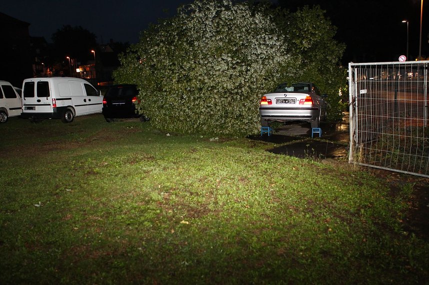 Unwetter in und um Nordhausen