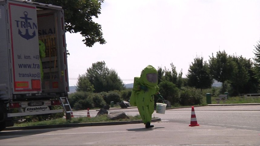 Giftige Substanz ausgetreten