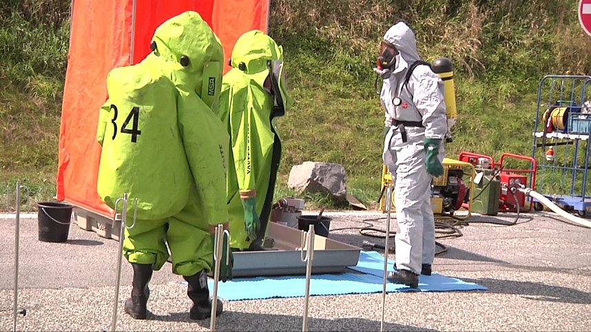 Giftige Substanz ausgetreten