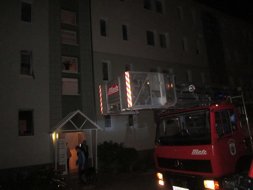 Wohnungsbrand am Weinberg