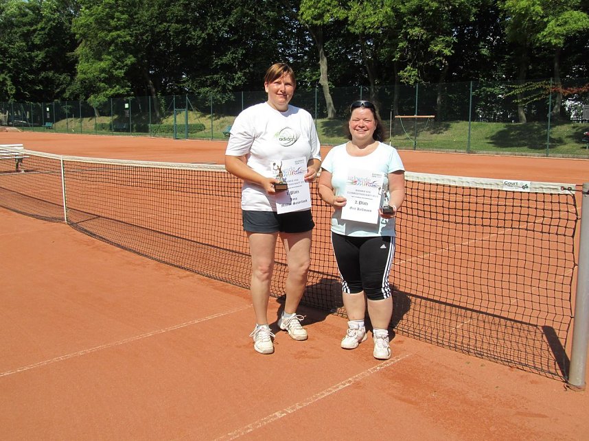 Turnier: Jana M&uuml;ller Sauerland links Grit Kellmann