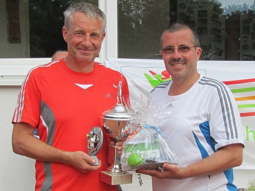 Turnier: Thomas Engelhardt (links), Peter Behrschmidt