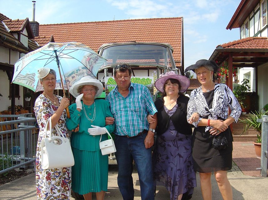 Beim Umzug mit dabei