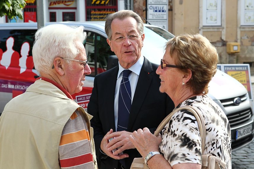 Franz M&uuml;ntefering in Bleicherode