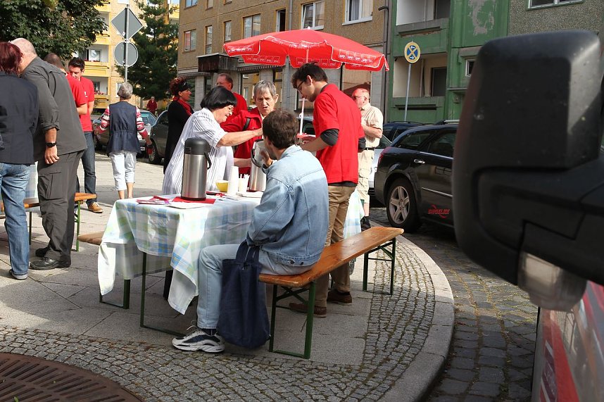 Franz M&uuml;ntefering in Bleicherode