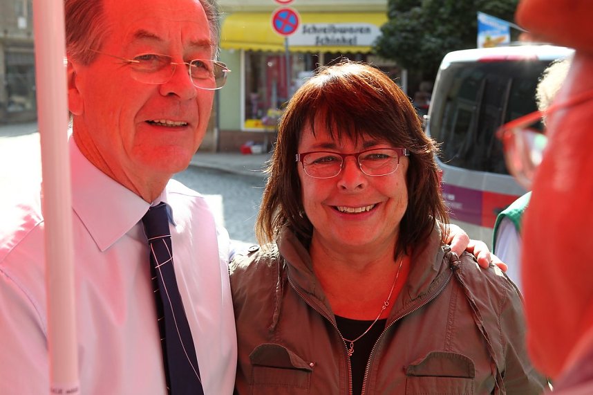 Franz M&uuml;ntefering in Bleicherode