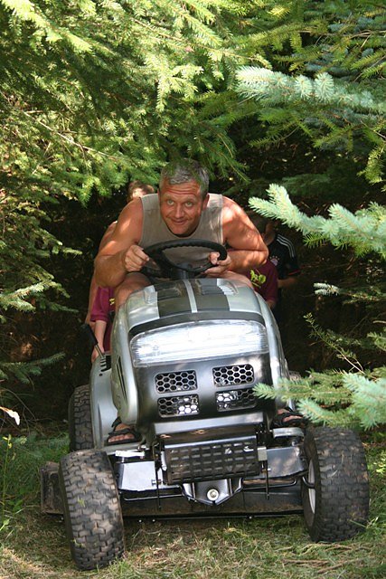 Auf den Rasen - fertig - los