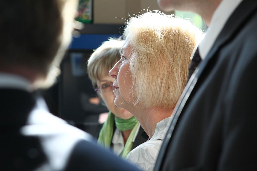 Johanna Wanka an der FH Nordhausen