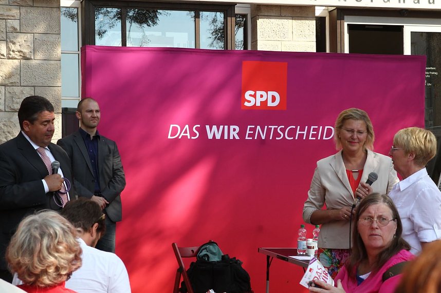 Sigmar Gabriel in Nordhausen