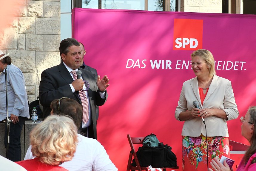 Sigmar Gabriel in Nordhausen