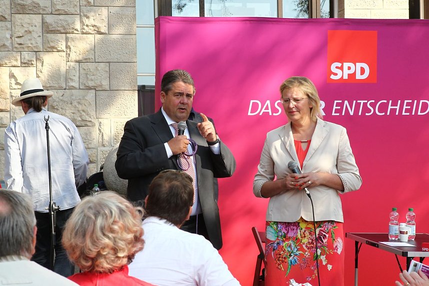Sigmar Gabriel in Nordhausen