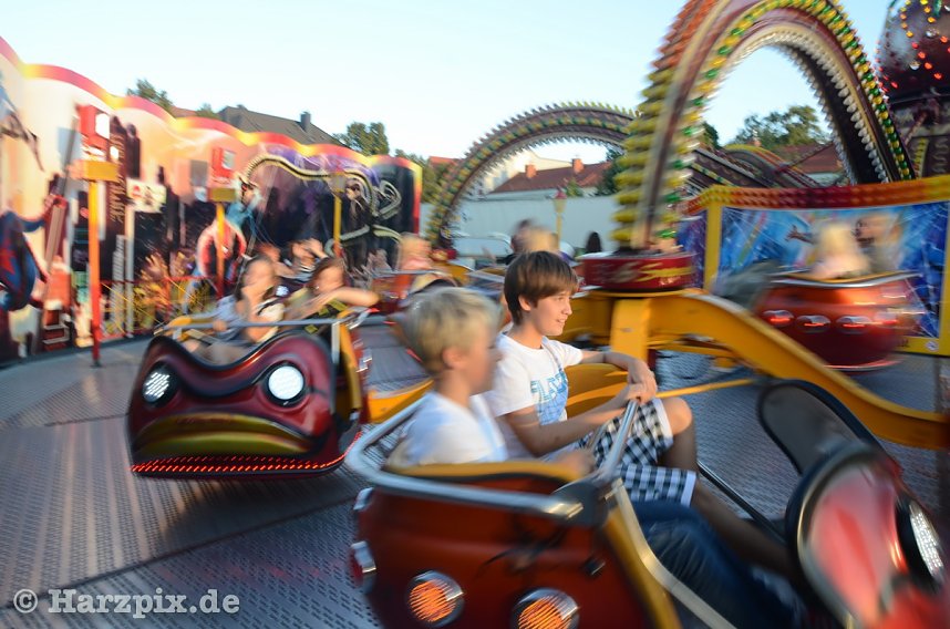 Ladys auf den Rummel