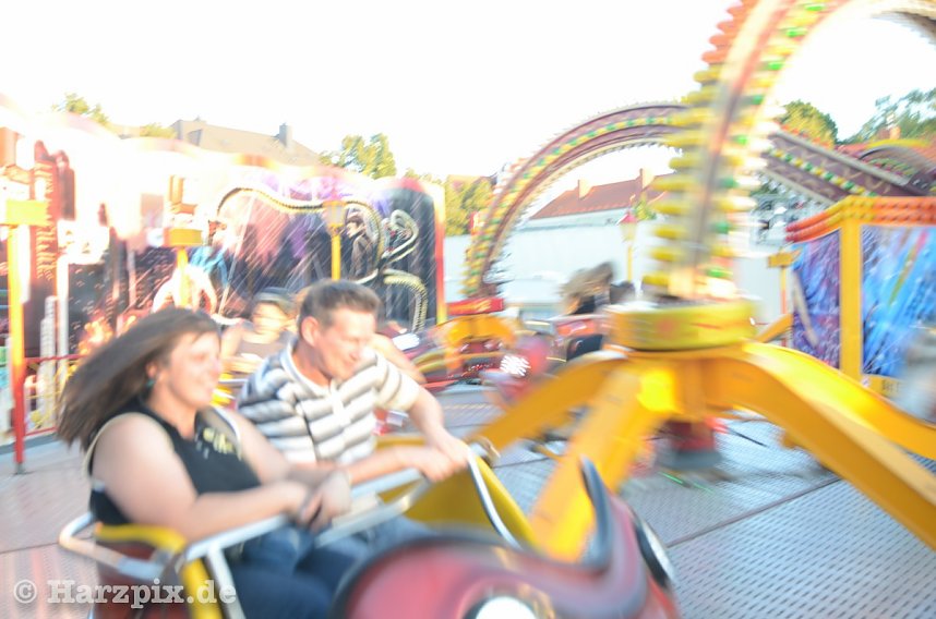 Ladys auf den Rummel