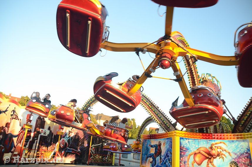 Ladys auf den Rummel