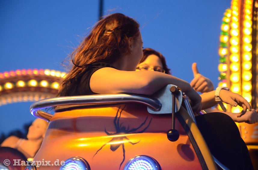 Ladys auf den Rummel