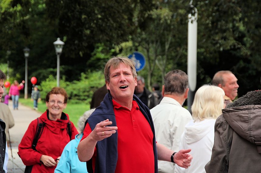 Linker Wahlkampf in Nordhausen