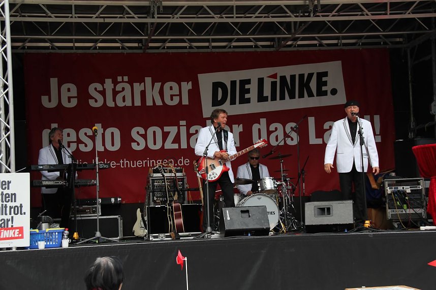 Linker Wahlkampf in Nordhausen