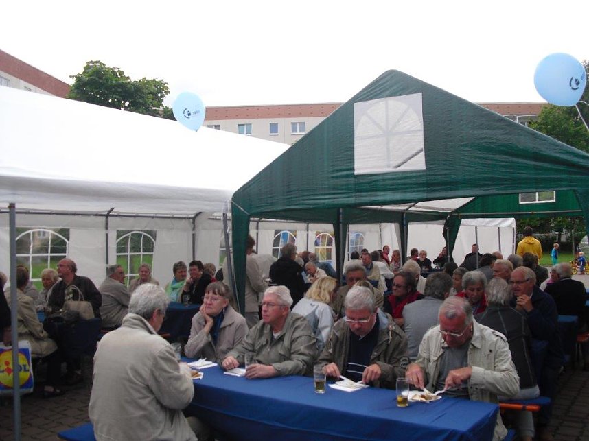 Nachbarn feierten gemeinsam