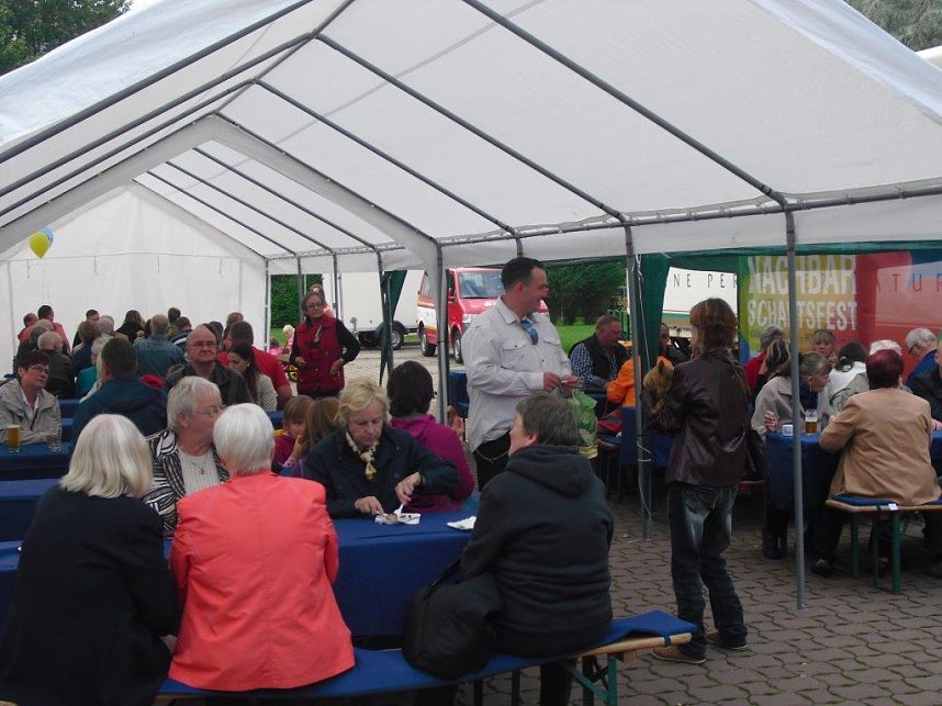Nachbarn feierten gemeinsam