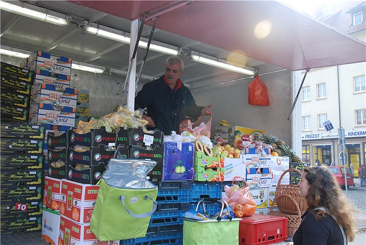 Marktschreier in Nordhausen