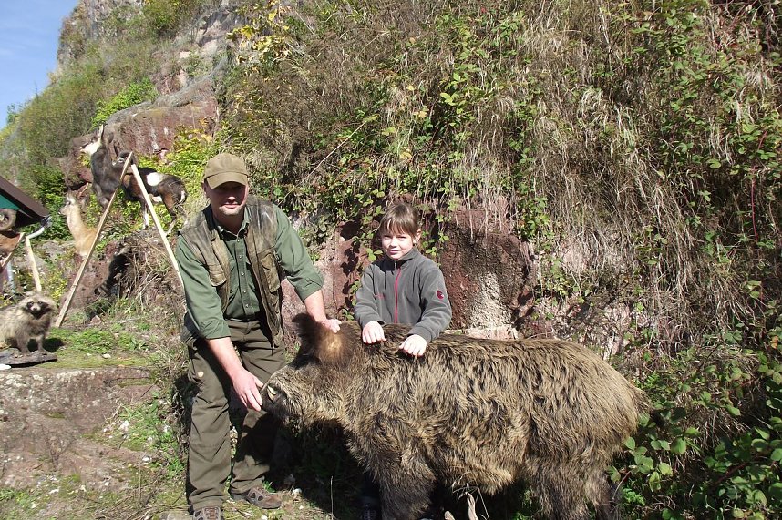 Jagdhornbl&auml;ser auf der Burg