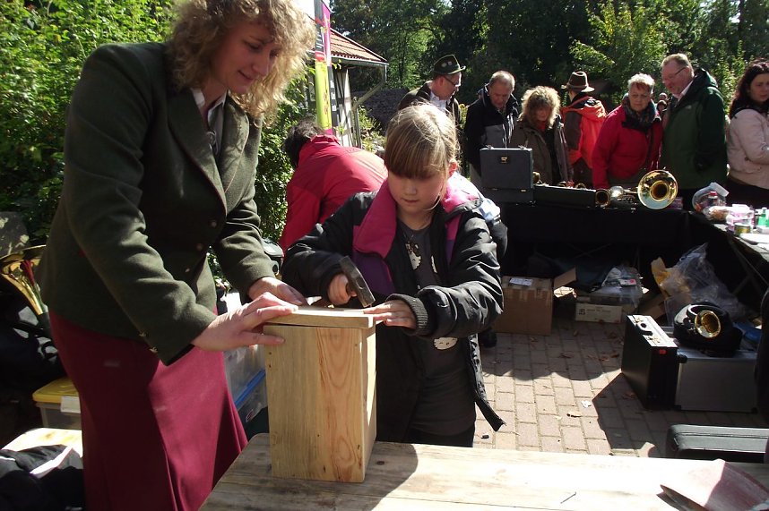 Jagdhornbl&auml;ser auf der Burg