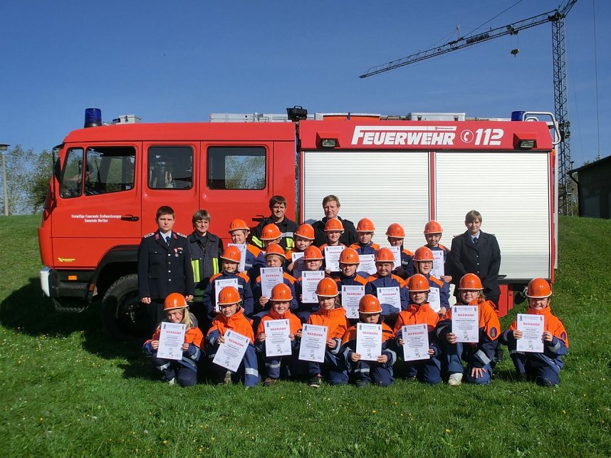 Leistungsabzeichen abgenommen