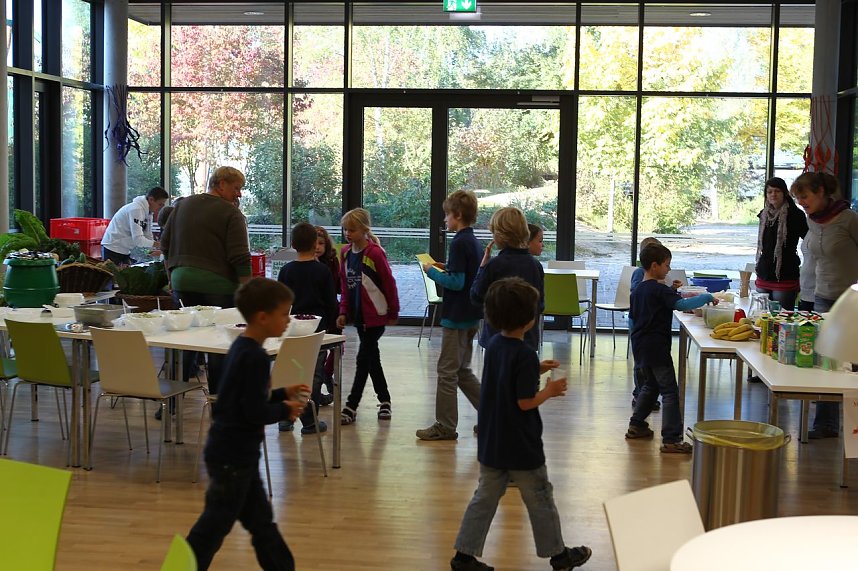 Lecker und gesund - Projekttag an der Evangelischen Grundschule