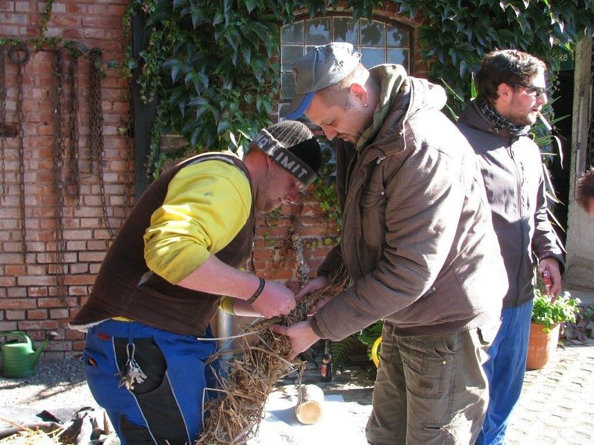 Kirmesvorbereitungen in Obergebra