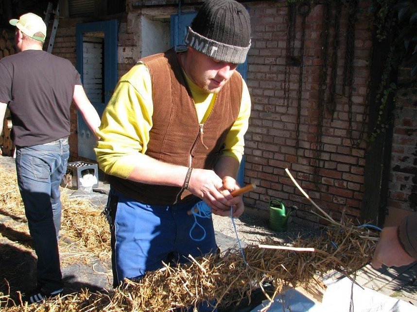 Kirmesvorbereitungen in Obergebra
