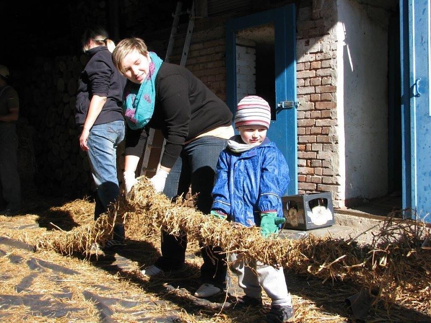 Kirmesvorbereitungen in Obergebra