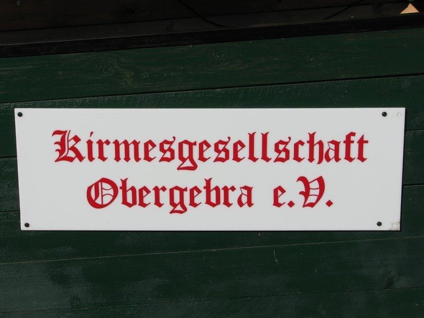 Kirmesvorbereitungen in Obergebra