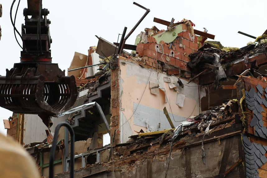 Abriss am Altentor in Nordhausen