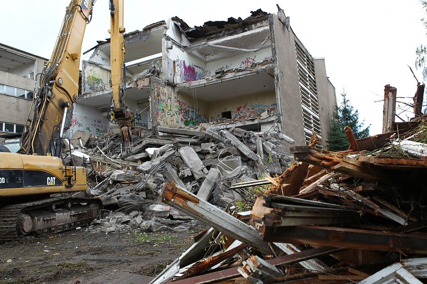 Eine Schule verschwindet