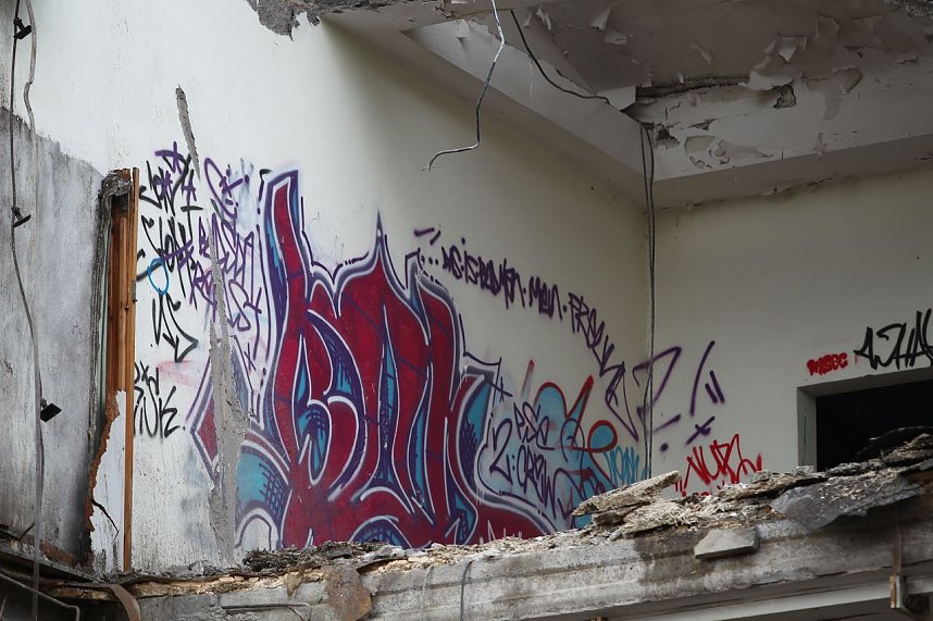 Eine Schule verschwindet